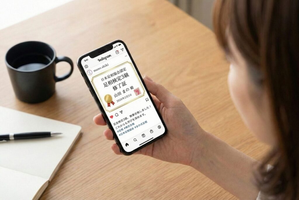 デジタル修了証のイメージ